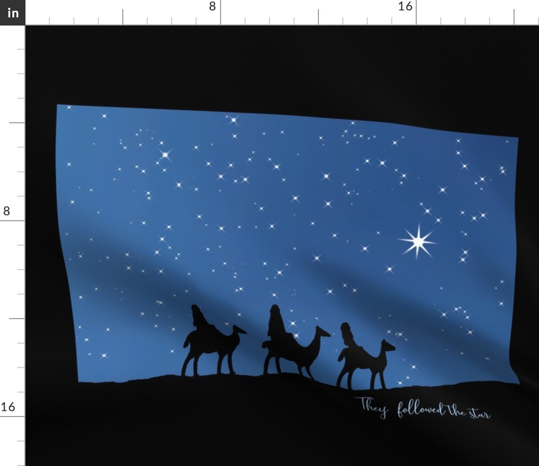 Wise Men, Christmas, star, wall hanging, pillow