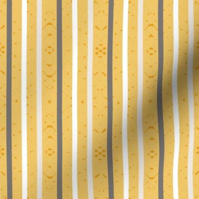 white stripes on yellow, small