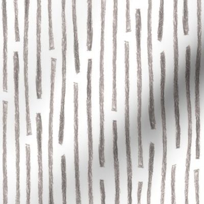 crayon vertical stripes in grey