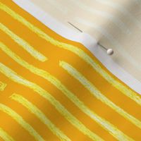 batik vertical stripes - yellow and gold