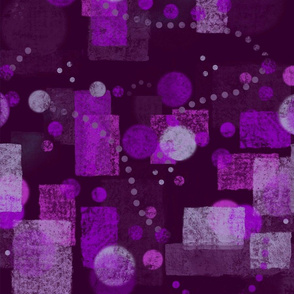 Shimmering purple geometric