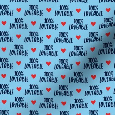 (3/4" scale) 100% loveable - blue - C20BS