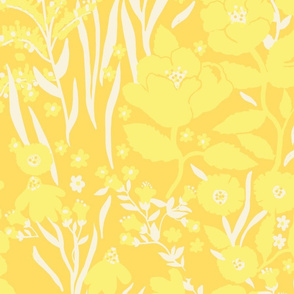 Summer Soltice silhouette-shades of yellow