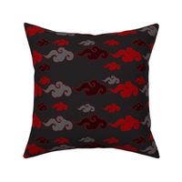 Black & Red  Asian Cloud 