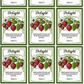 Delight Jam Jar Label