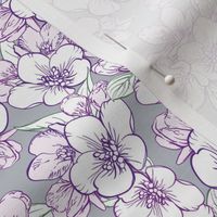 seamless pattern with sakura