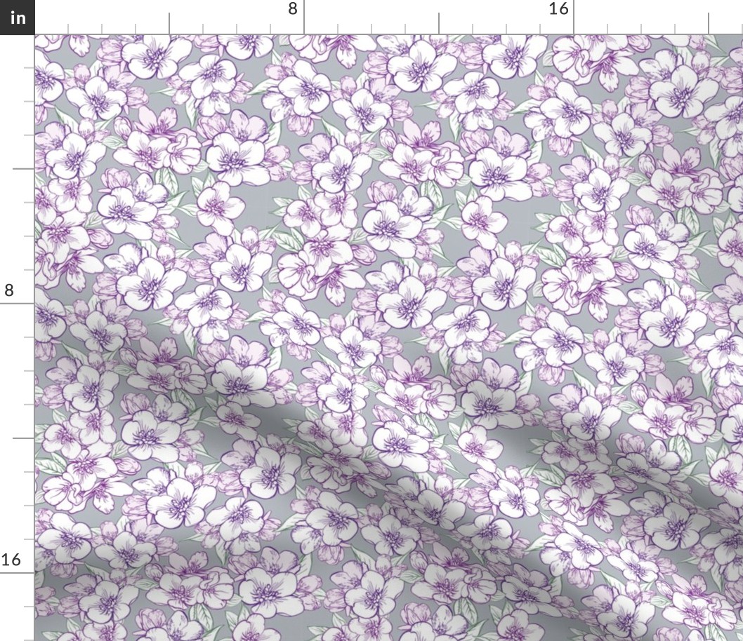 seamless pattern with sakura