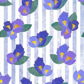 Paper Cut Violets