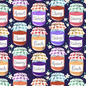 Summer Preserves (purple background, small scale)