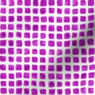 crayon square grid in bright plum