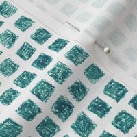 crayon square grid in teal 