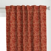 Canadian Wildlife Scene in Rustic Red Mini Buffalo Check