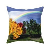 Rainbow Promise,Scripture art ,wall-hanging ,pillow