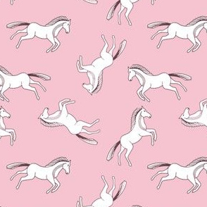 Ponies on Pink