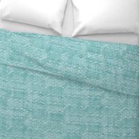Japanese Ocean Waves in Turquoise (xl scale) | Block print pattern, Japanese waves Seigaiha pattern in bright aqua blue.