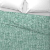 Japanese Ocean Waves in Jade Green (xl scale) | Block print pattern, Japanese waves Seigaiha pattern in sea foam green.