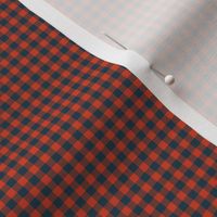 1/8" gingham - red and navy