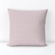 double gingham - lilac, mauve and pink, 1/4" squares 