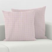 double gingham - lilac, mauve and pink, 1/4" squares 