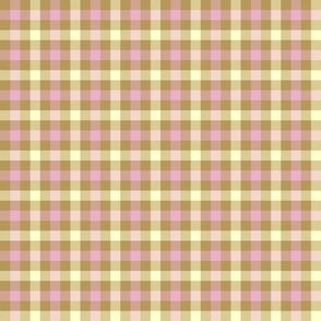 double gingham - neopolitan, 1/4" squares 