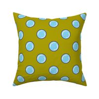  Dotty Chartreuse Blue