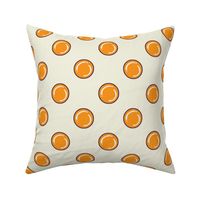 Dotty Cream Orange