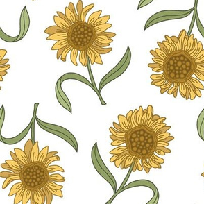 Simple Sunflowers