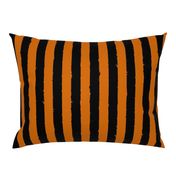 Distress Stripe Black Burnt Orange