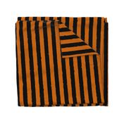 Distress Stripe Black Burnt Orange