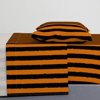 Distress Stripe Black Burnt Orange