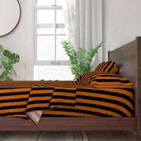 Distress Stripe Black Burnt Orange