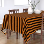 Distress Stripe Black Burnt Orange