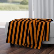 Distress Stripe Black Burnt Orange