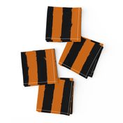 Distress Stripe Black Burnt Orange