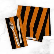 Distress Stripe Black Burnt Orange