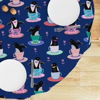 Teacup Penguins Blue Small Scale