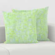 MPYX8- Mod Fractured  Marble Plaid in Lime Green and Blue PastelsPastel Blue and Lime Green