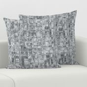 MPYX13 -  Scattered Contemporary Plaid in Tones of Grey