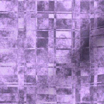 MPYX18 -  Mod Fractured Marble Plaid in Rustic Purple Monochrome