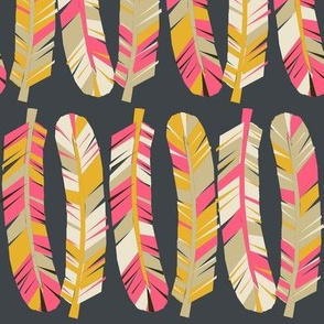 feathers // tribal boho southwest feathers print for girls