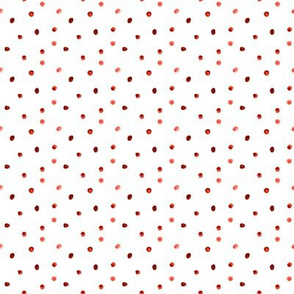 Lots of red watercolor dots - polka dot