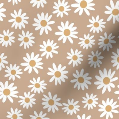 daisy fabric - fall 2020 camel 