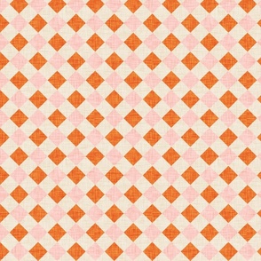  Checker Ocher Pink