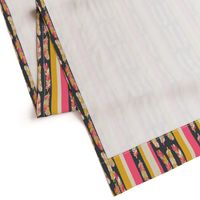 feathers in stripes // boho tribal southwest design