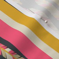 feathers in stripes // boho tribal southwest design