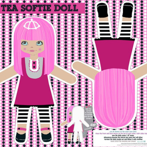 TEA -cut and sew softie doll