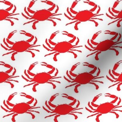 medium red crabs