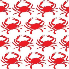 medium red crabs