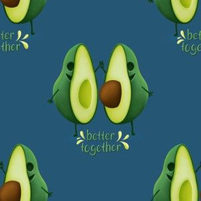 Better Together Avocado Love on Navy