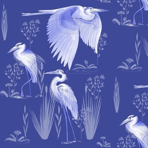 Blue Herons